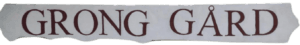 Grong Gård Sign
