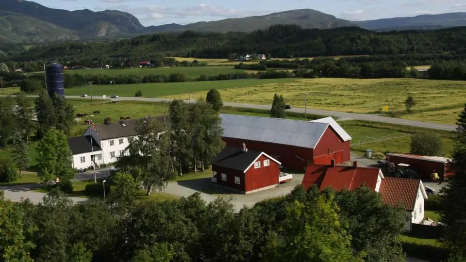Farm house from above